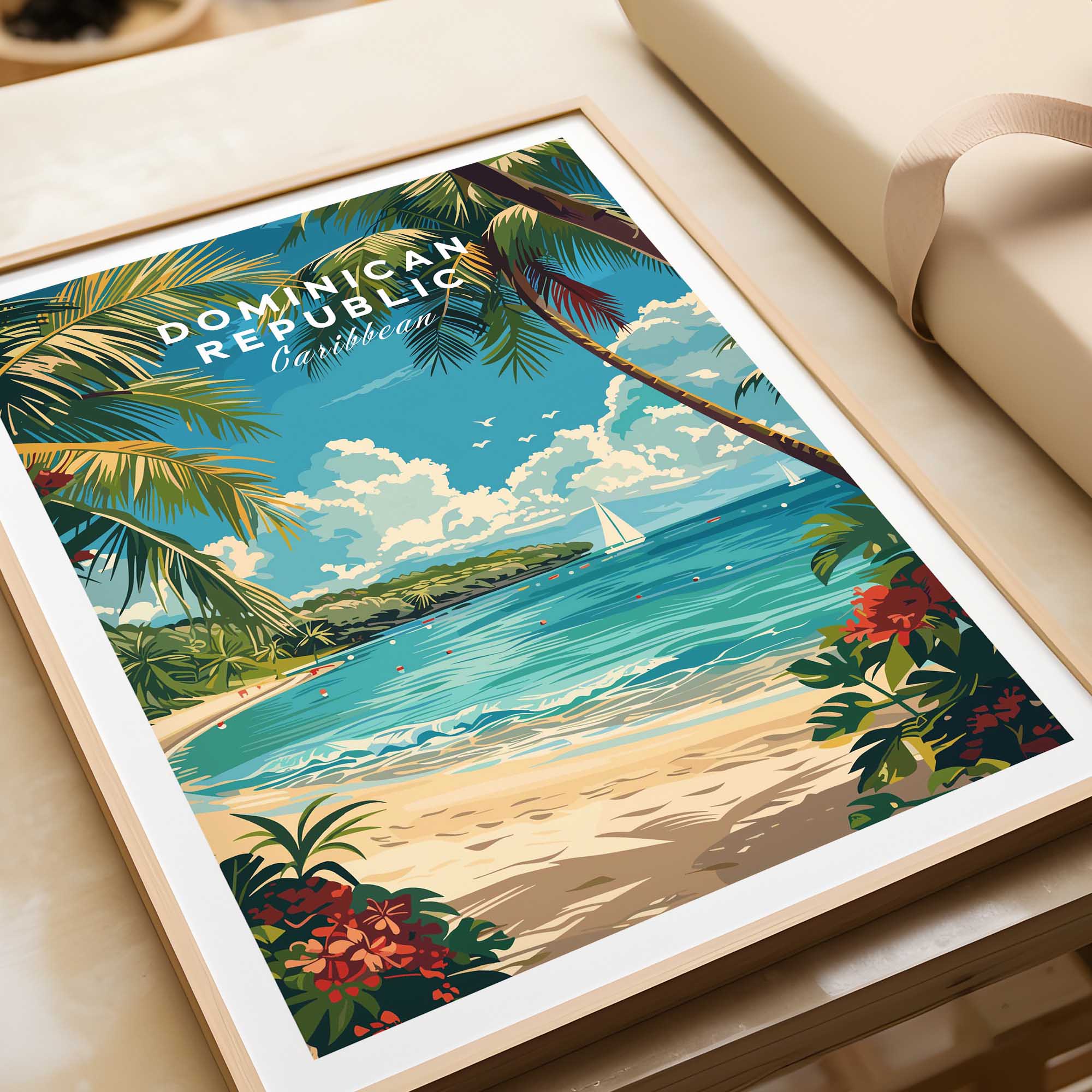 Dominican Republic Travel Print-This Art World