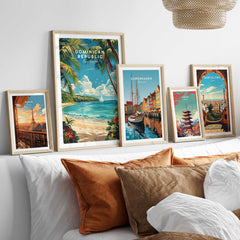 Dominican Republic Travel Print-This Art World