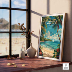 Dominican Republic Travel Print-This Art World