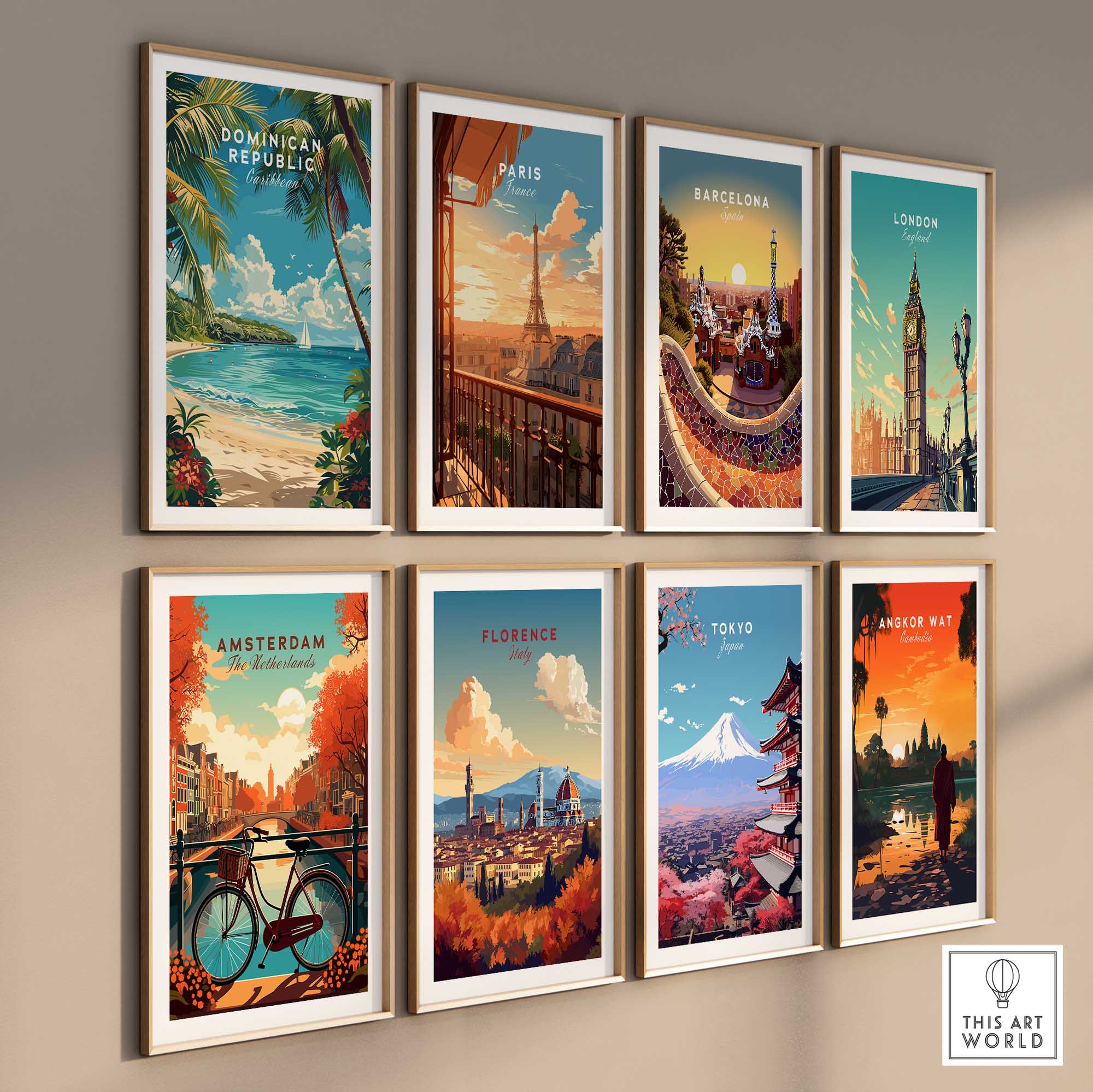 Dominican Republic Travel Print-This Art World