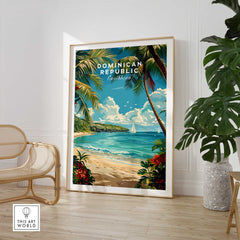 Dominican Republic Travel Print-This Art World