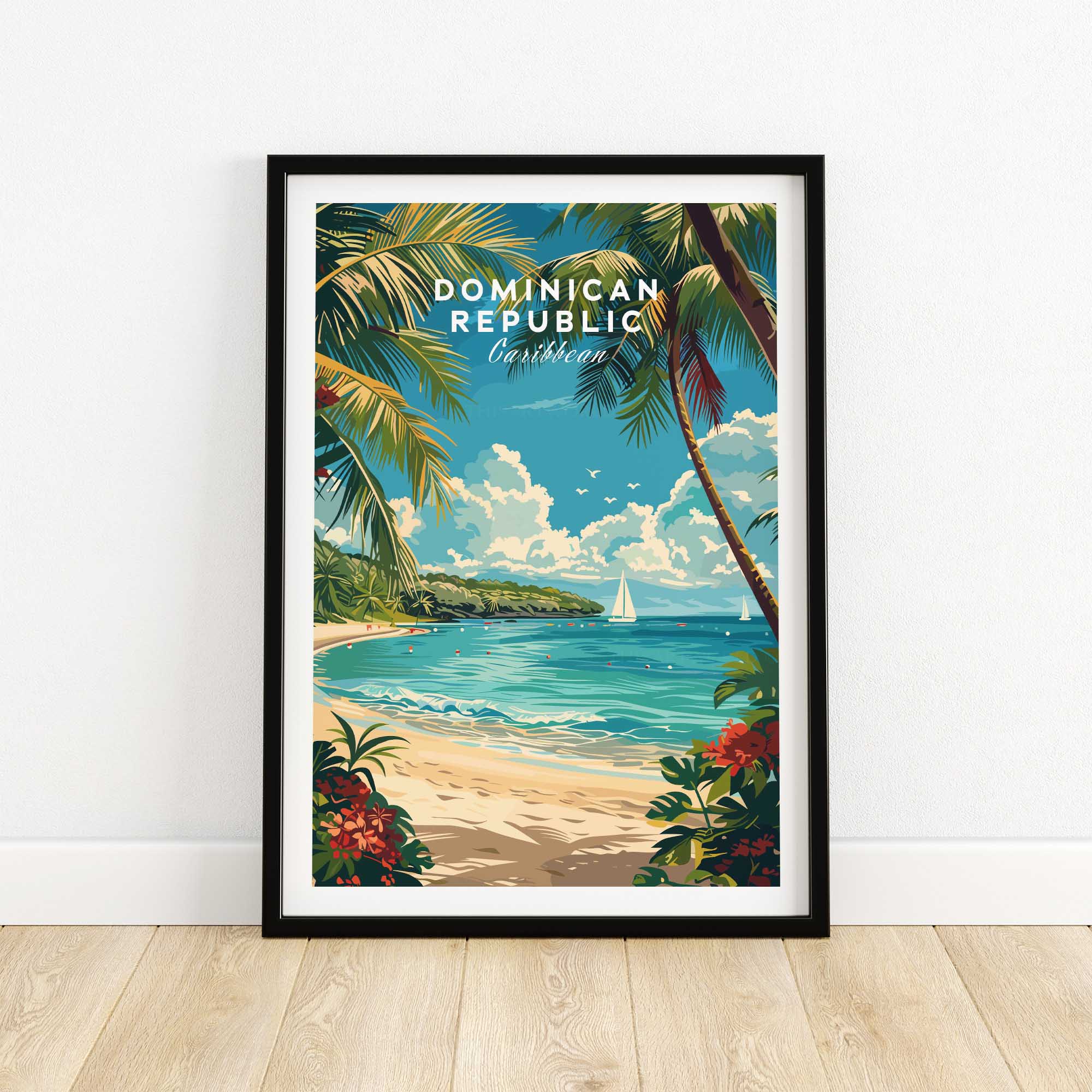Dominican Republic Travel Print-This Art World