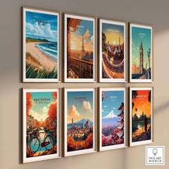 Donegal Wall Art collection featuring stunning poster prints of iconic cities and landscapes.