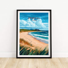 Donegal Wall Art featuring a beautiful beach landscape poster print from Ireland.