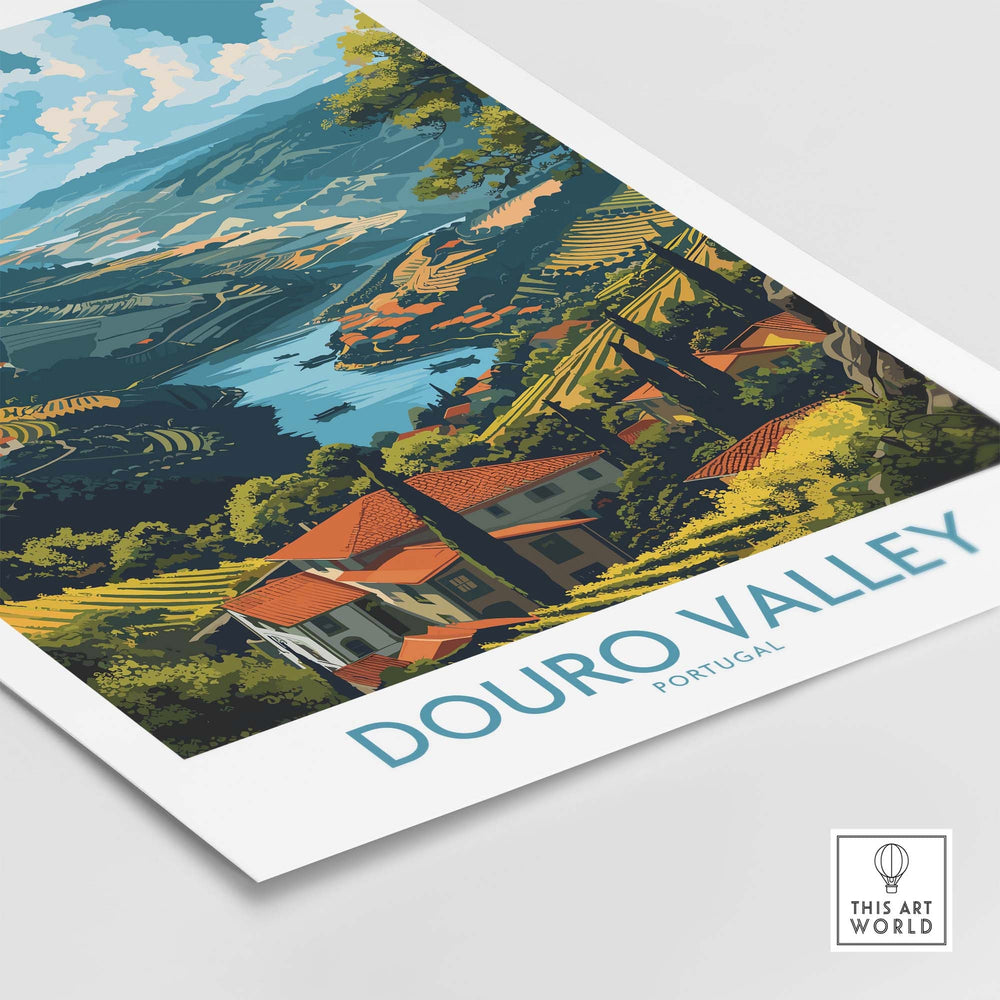Douro Valley Art Print part of our best collection or travel posters and prints - This Art World