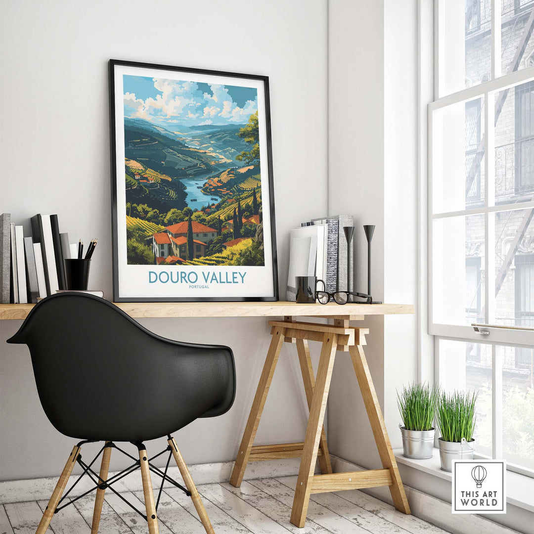 Douro Valley Art Print part of our best collection or travel posters and prints - This Art World