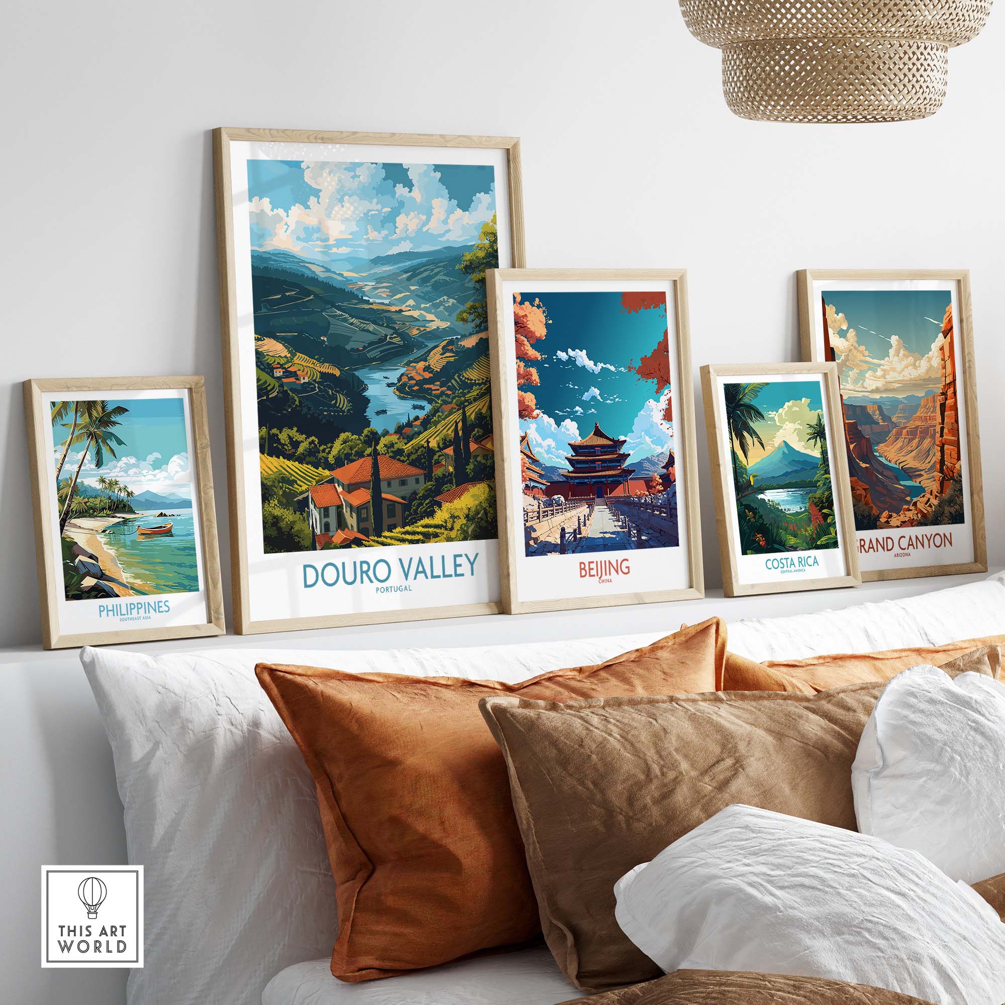 Douro Valley Art Print part of our best collection or travel posters and prints - This Art World