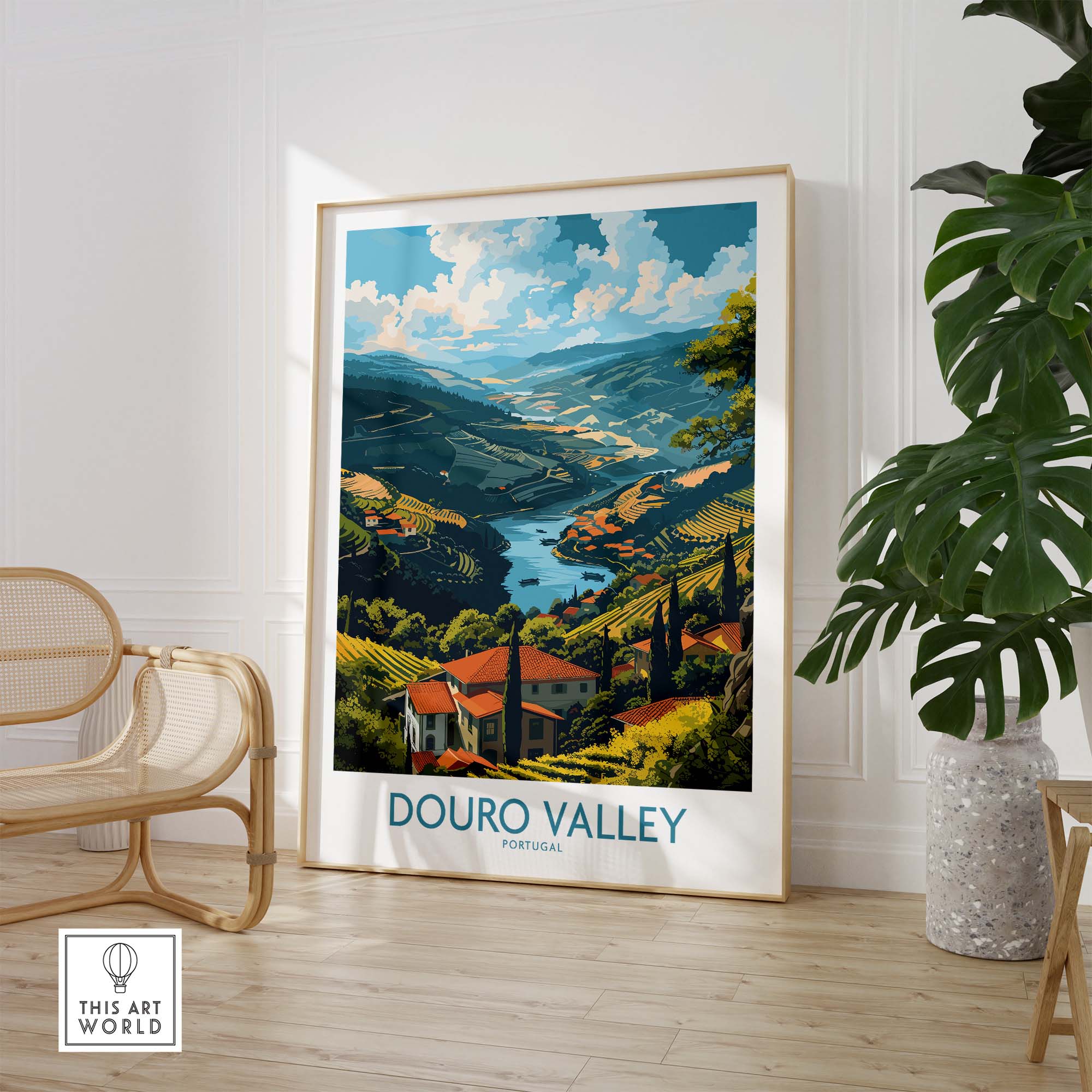 Douro Valley Art Print part of our best collection or travel posters and prints - This Art World