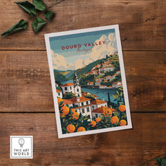 Douro Valley Portugal Poster part of our best collection or travel posters and prints - This Art World