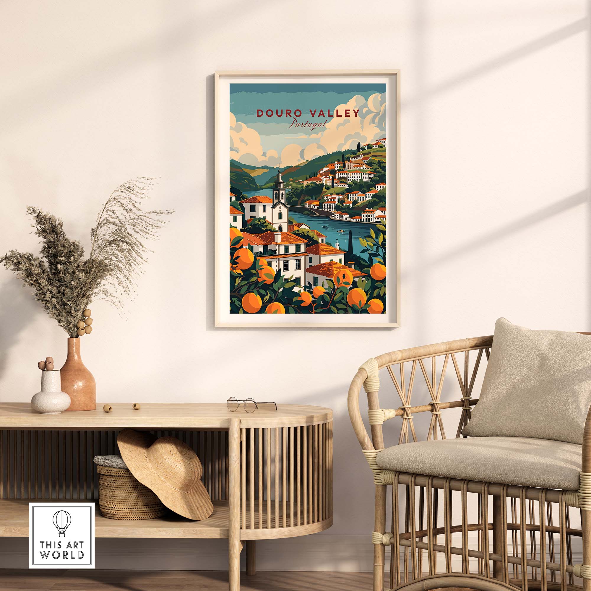 Douro Valley Portugal Poster part of our best collection or travel posters and prints - This Art World