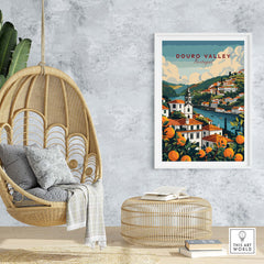 Douro Valley Portugal Poster part of our best collection or travel posters and prints - This Art World
