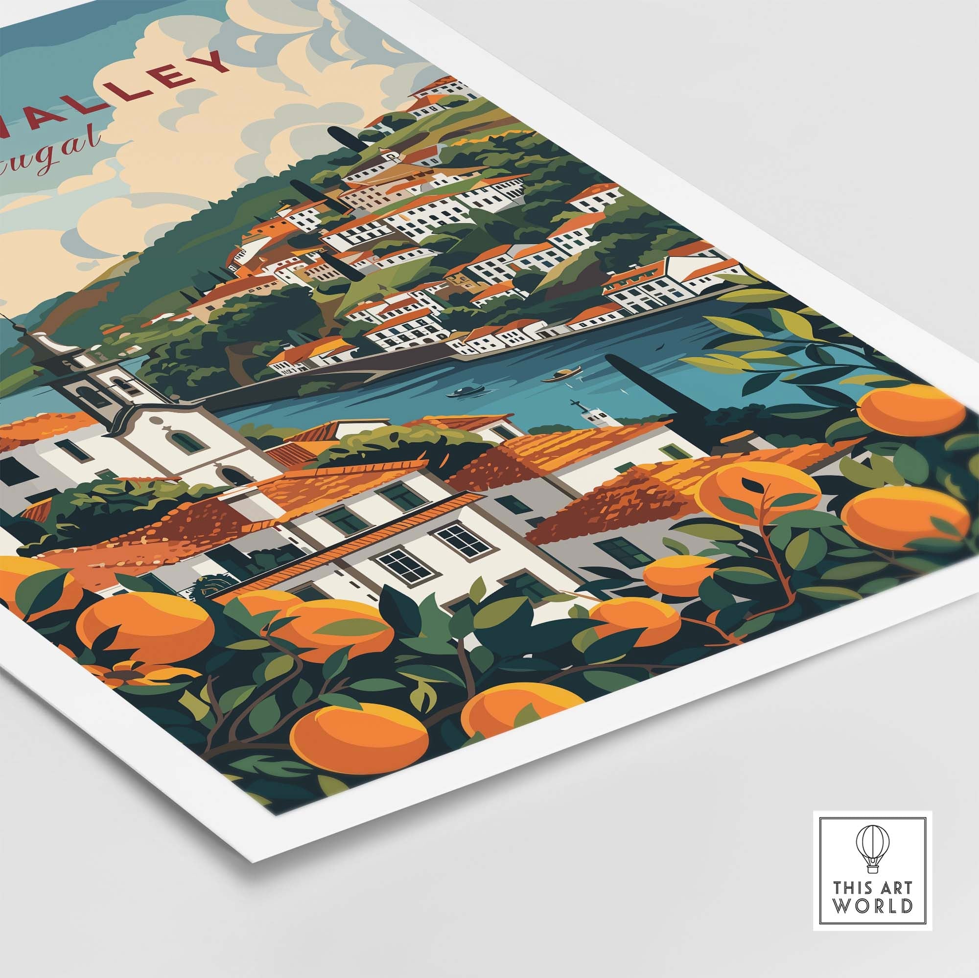 Douro Valley Portugal Poster part of our best collection or travel posters and prints - This Art World
