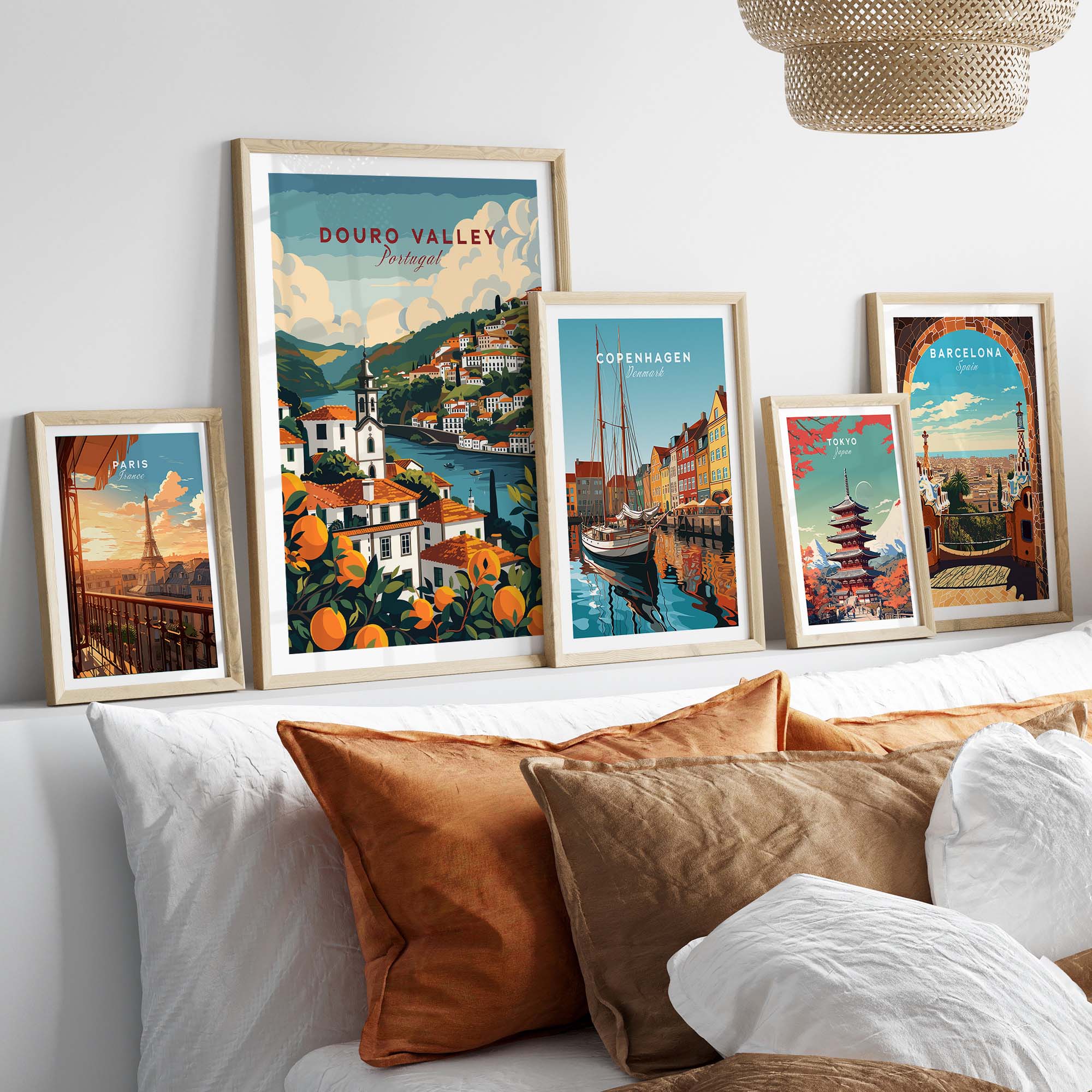 Douro Valley Portugal Poster part of our best collection or travel posters and prints - This Art World