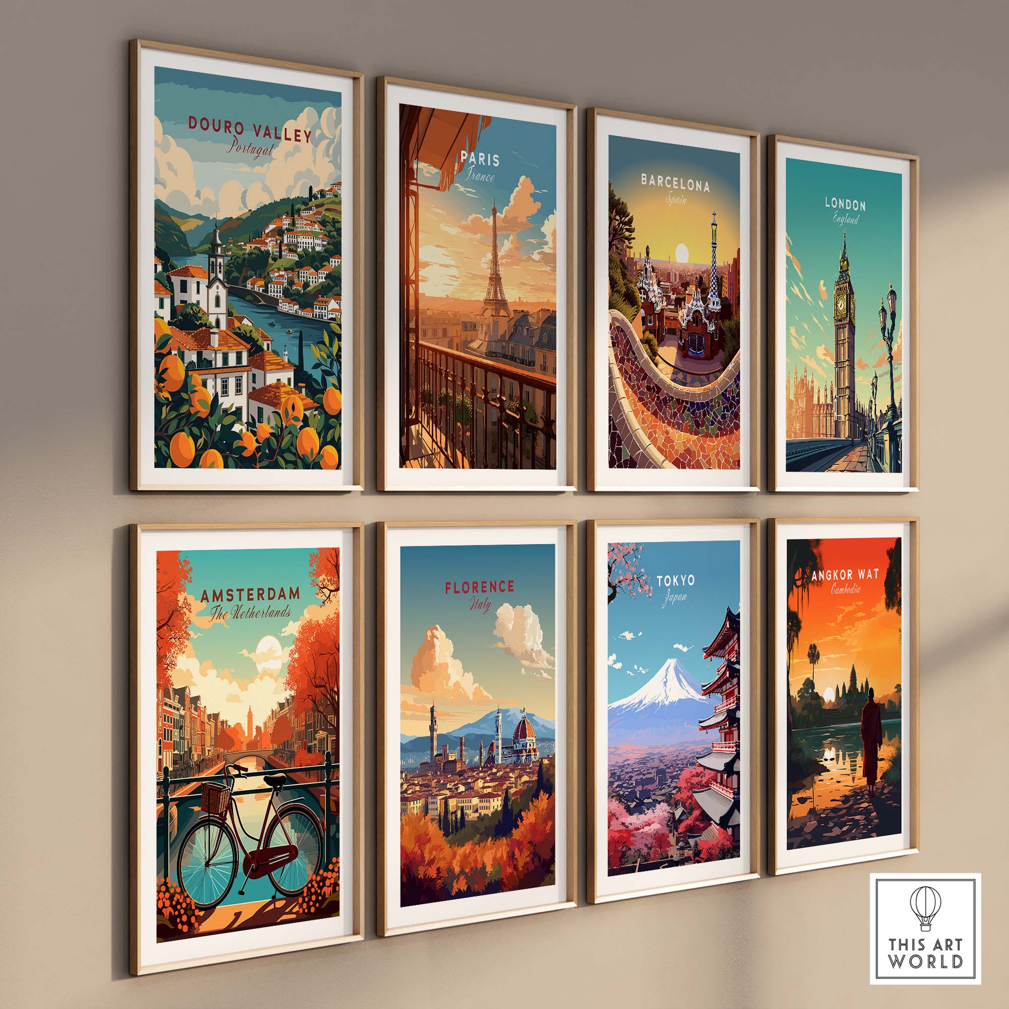 Douro Valley Portugal Poster part of our best collection or travel posters and prints - This Art World