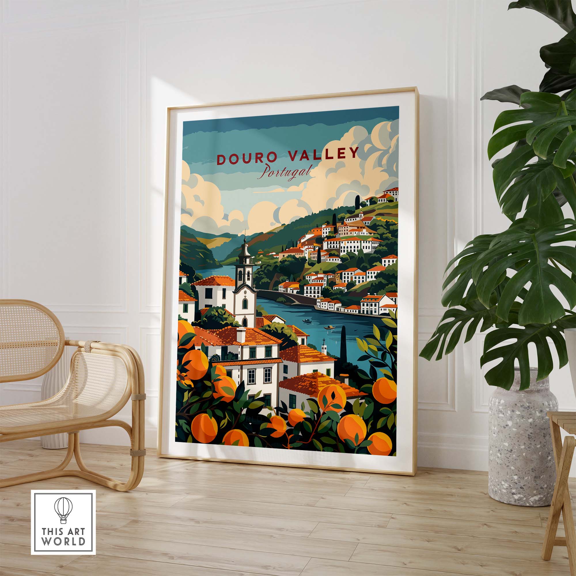 Douro Valley Portugal Poster part of our best collection or travel posters and prints - This Art World