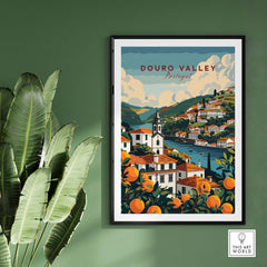 Douro Valley Portugal Poster part of our best collection or travel posters and prints - This Art World
