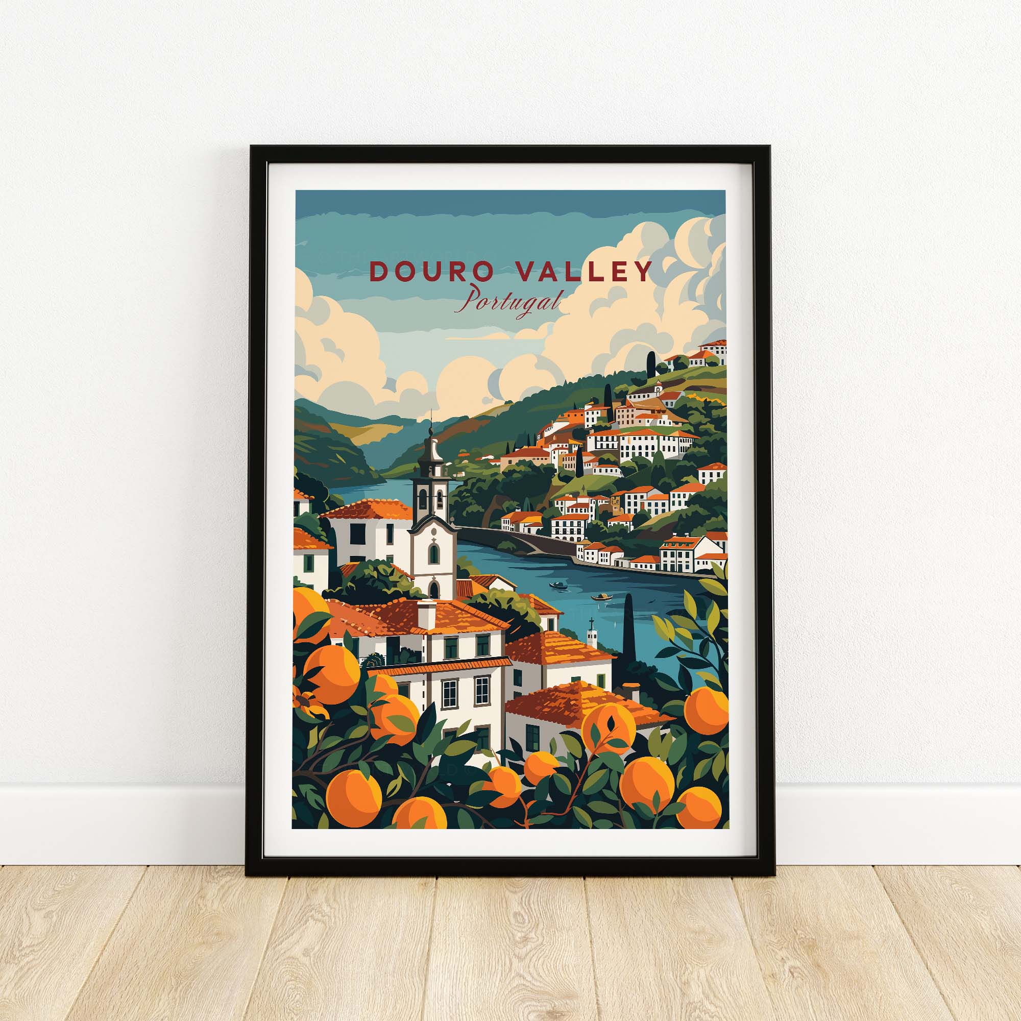 Douro Valley Portugal Poster part of our best collection or travel posters and prints - This Art World
