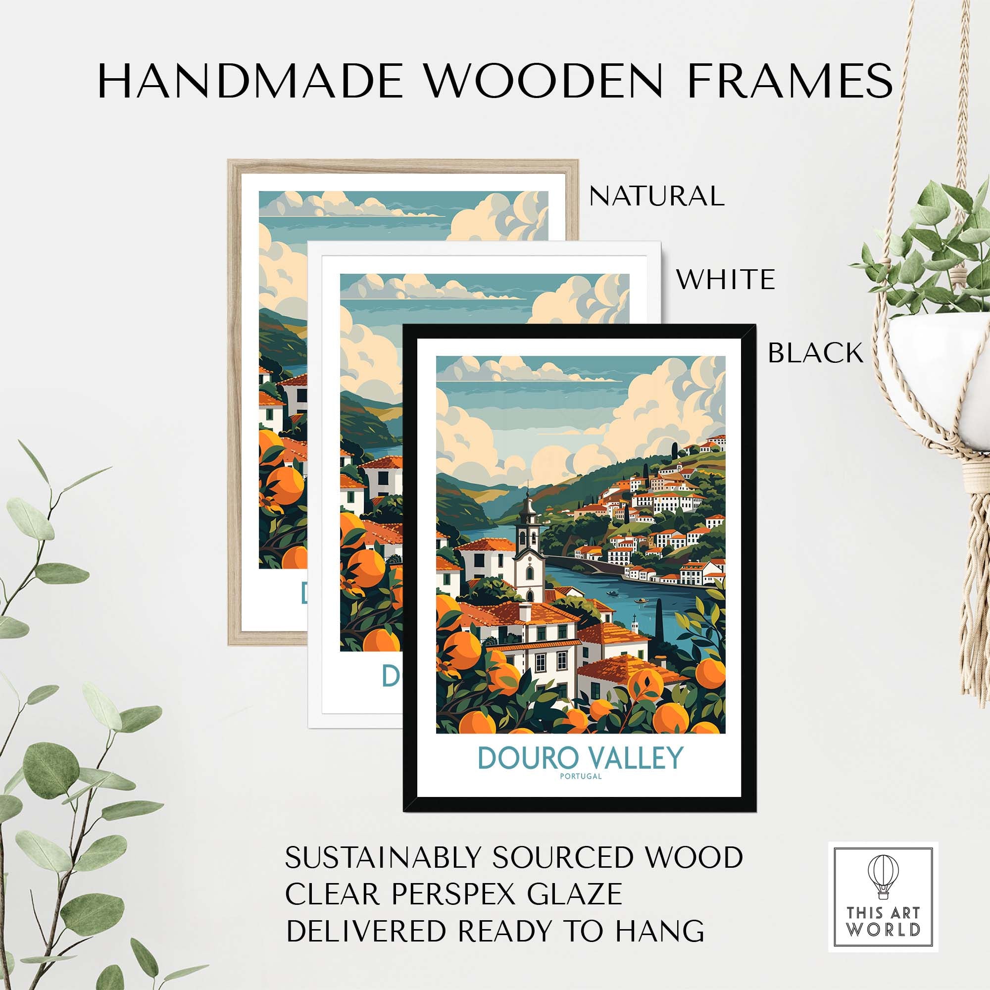 Douro Valley Portugal Print part of our best collection or travel posters and prints - This Art World