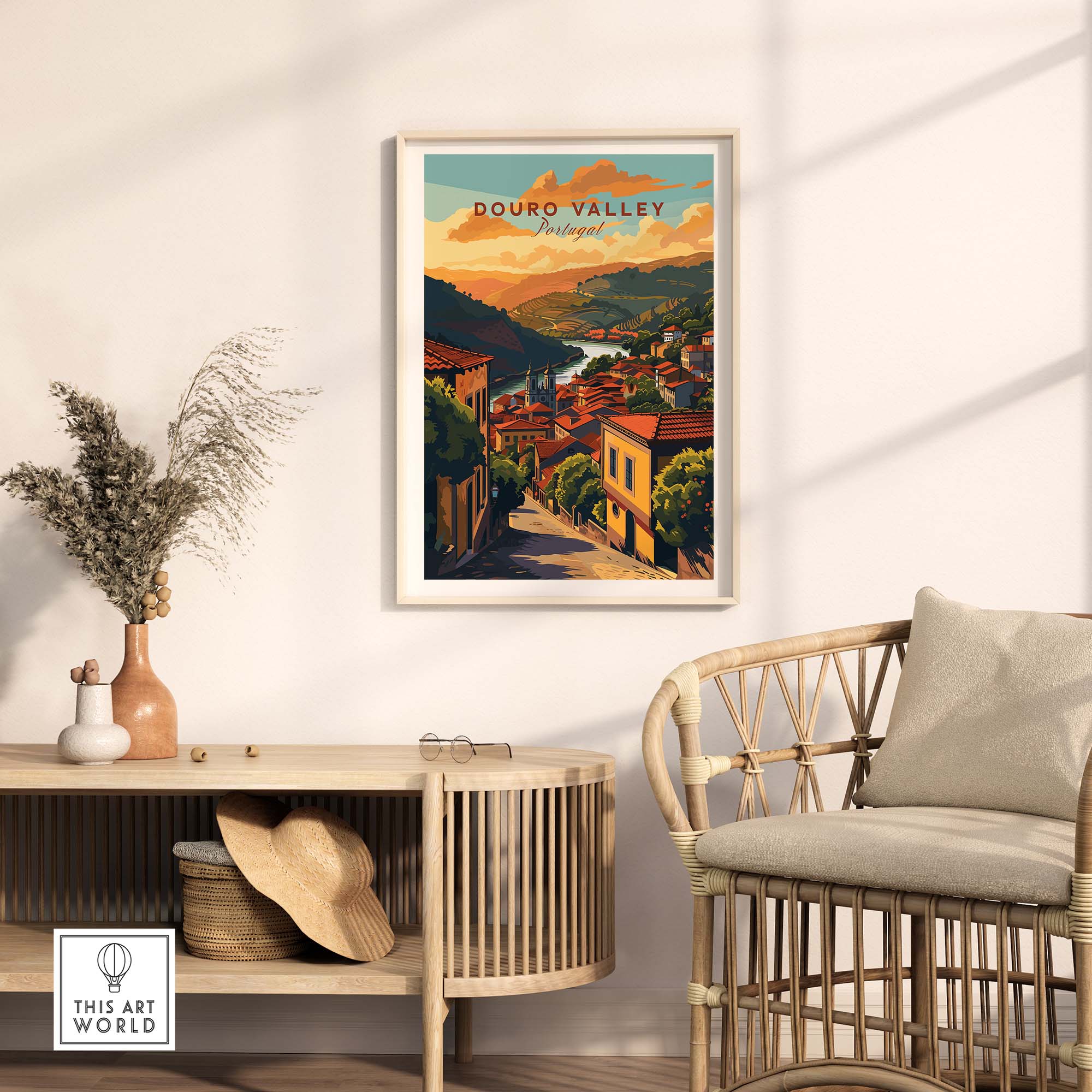 Douro Valley Poster part of our best collection or travel posters and prints - This Art World
