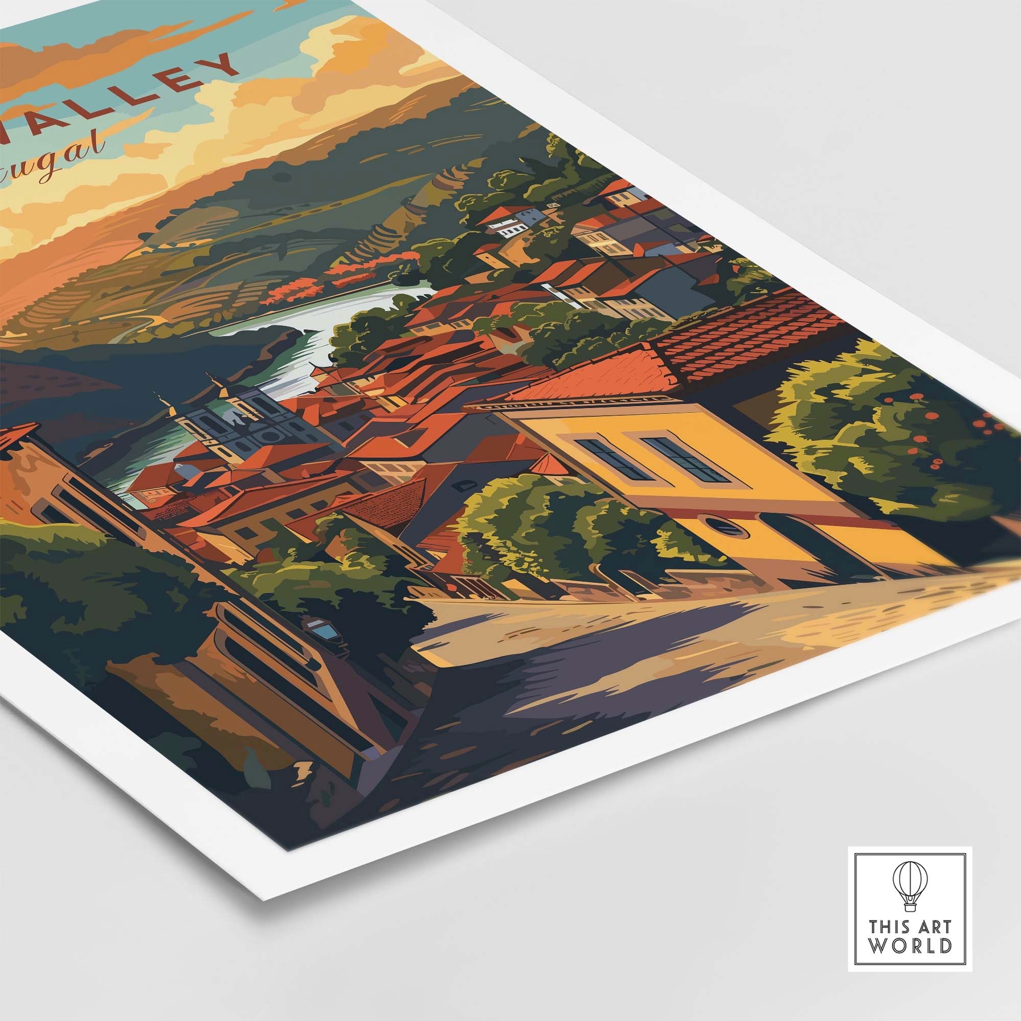 Douro Valley Poster part of our best collection or travel posters and prints - This Art World