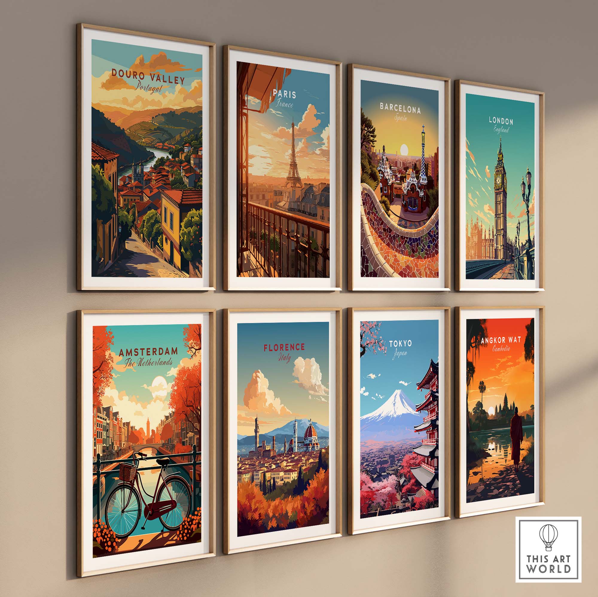 Douro Valley Poster part of our best collection or travel posters and prints - This Art World