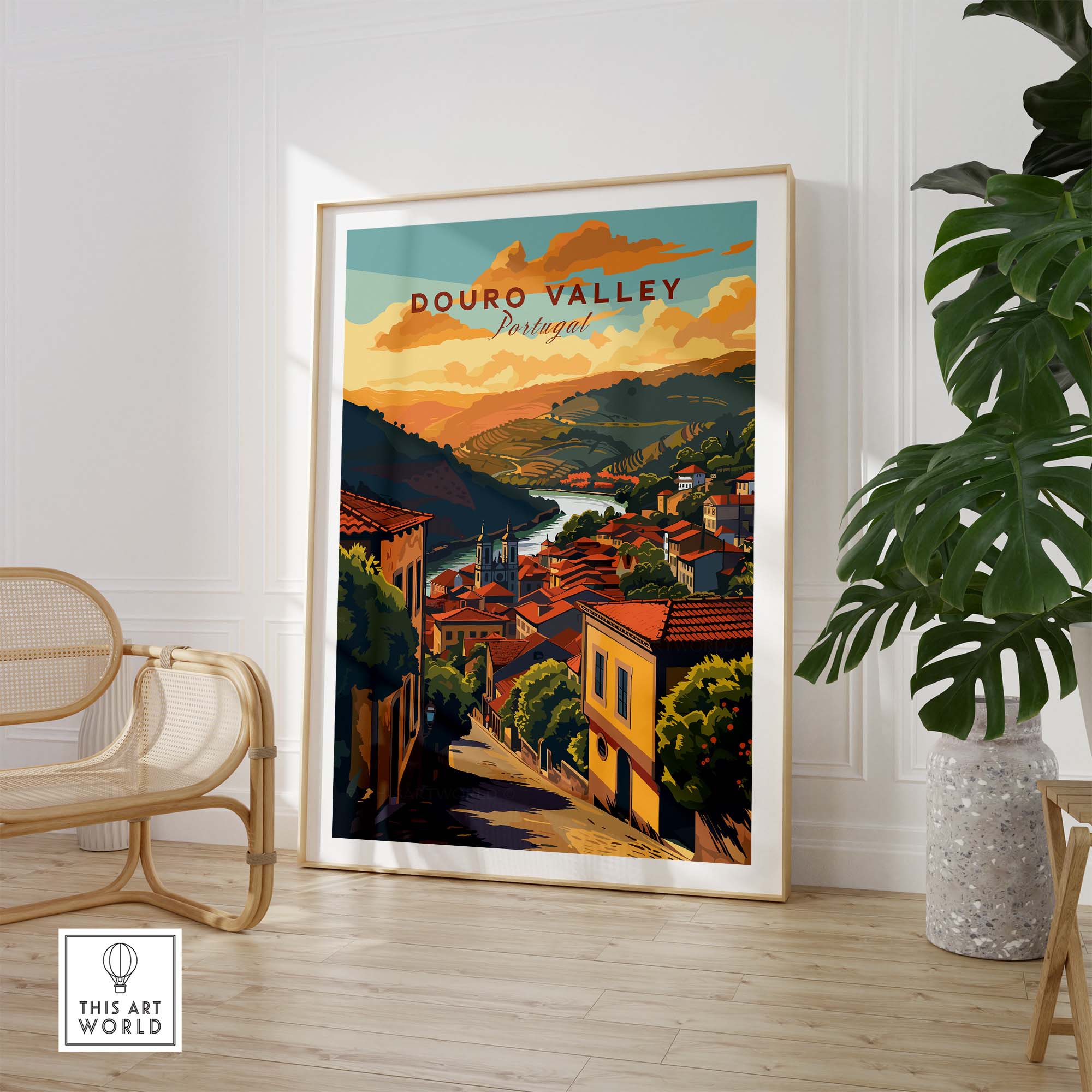 Douro Valley Poster part of our best collection or travel posters and prints - This Art World