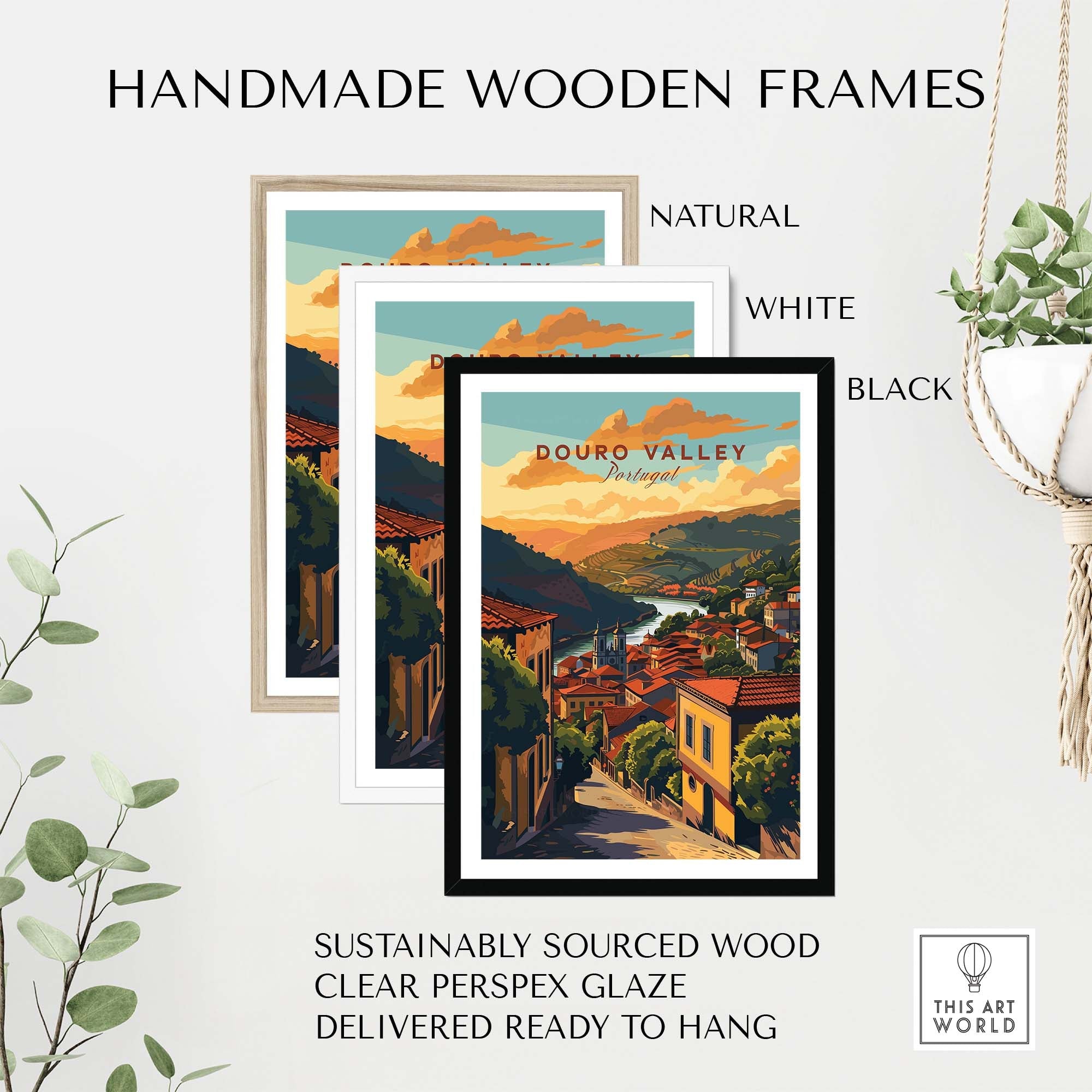 Douro Valley Poster part of our best collection or travel posters and prints - This Art World