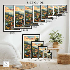 Douro Valley Poster Print part of our best collection or travel posters and prints - This Art World