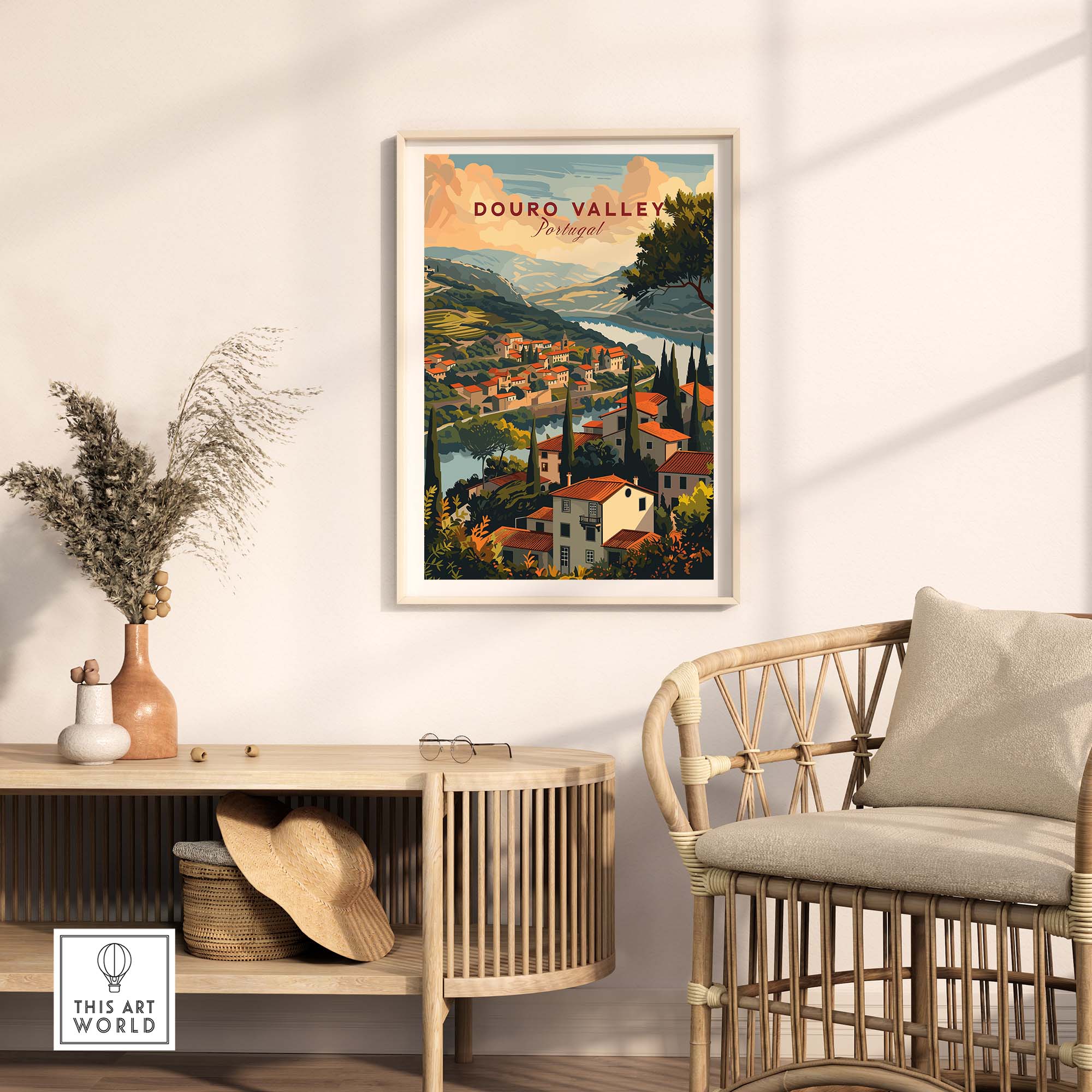 Douro Valley Poster Print part of our best collection or travel posters and prints - This Art World