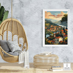Douro Valley Poster Print part of our best collection or travel posters and prints - This Art World