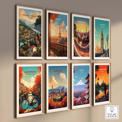 Douro Valley Poster Print part of our best collection or travel posters and prints - This Art World