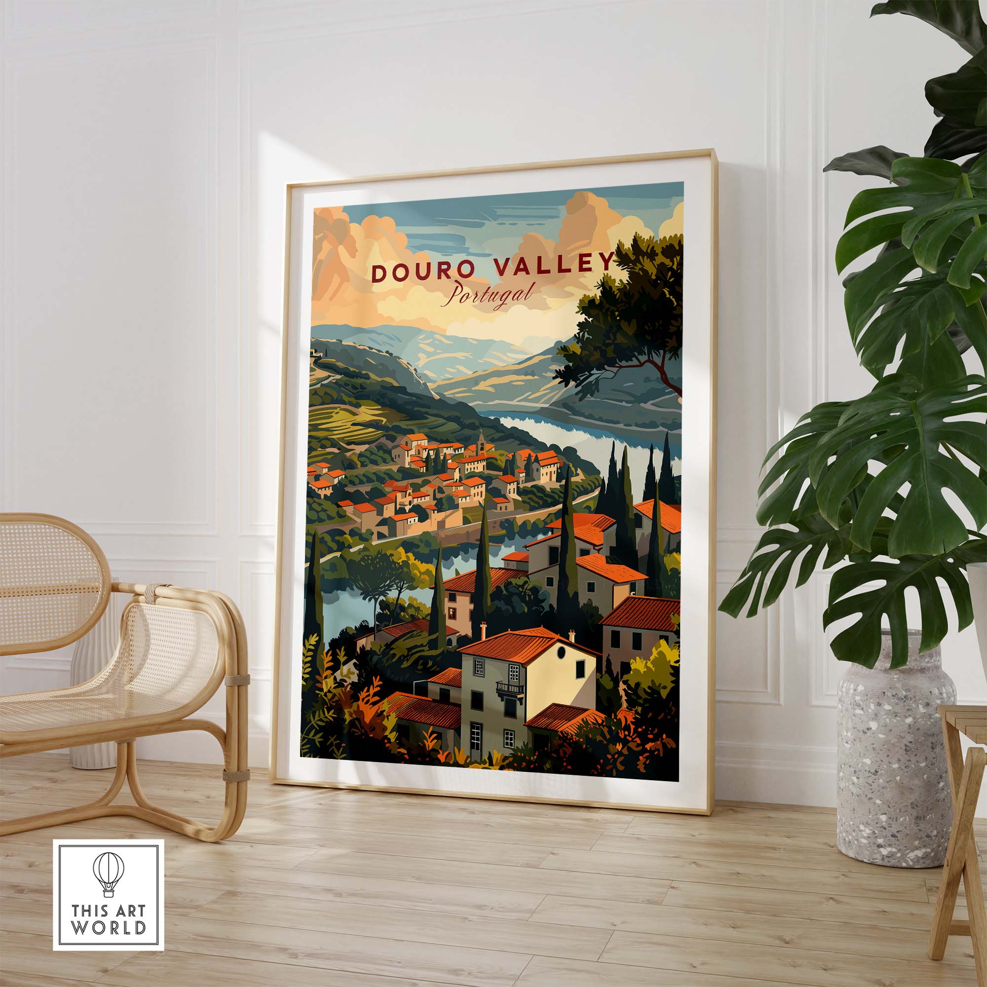 Douro Valley Poster Print part of our best collection or travel posters and prints - This Art World