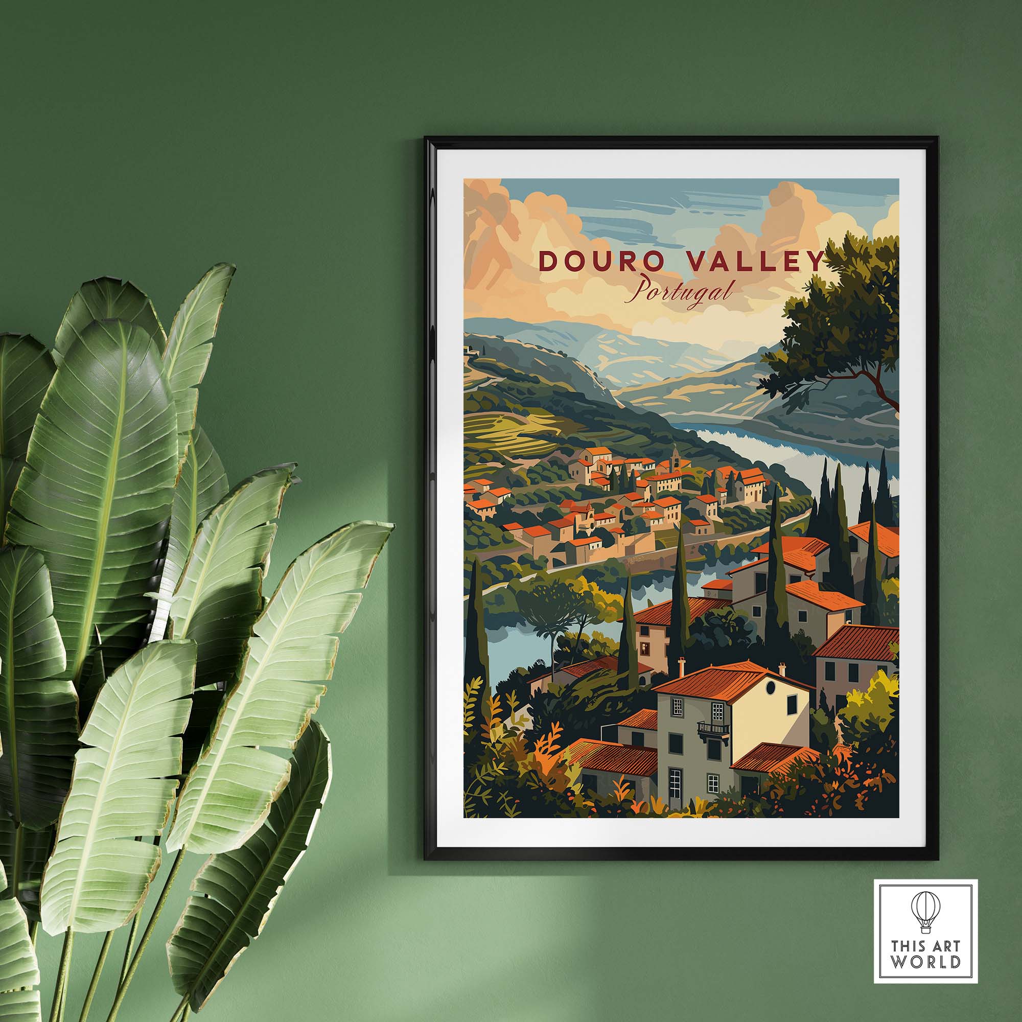 Douro Valley Poster Print part of our best collection or travel posters and prints - This Art World