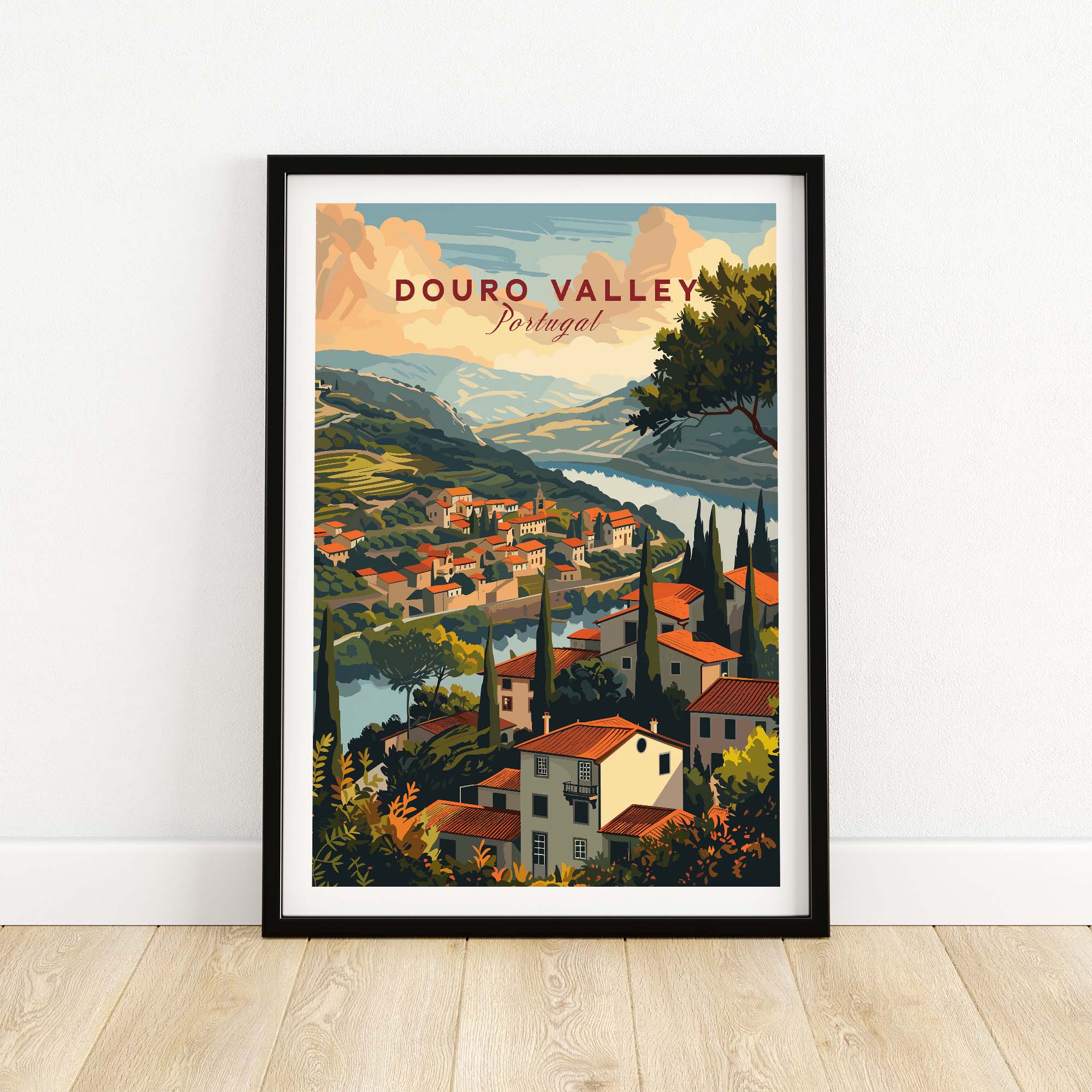 Douro Valley Poster Print part of our best collection or travel posters and prints - This Art World