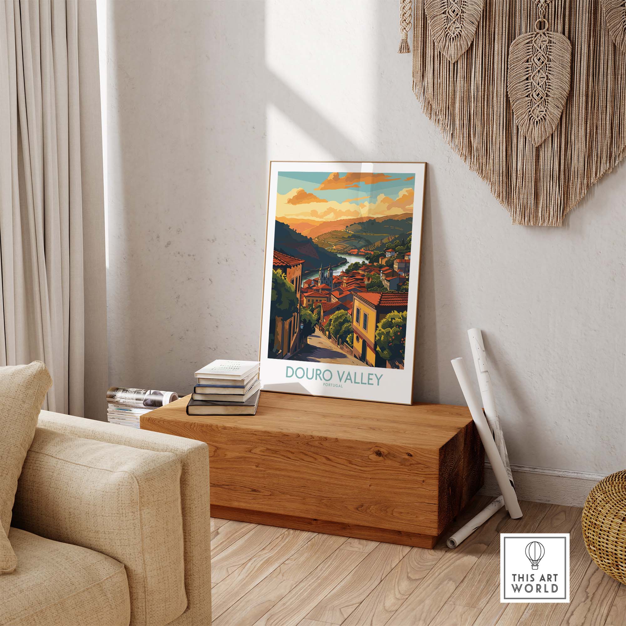 Douro Valley Print part of our best collection or travel posters and prints - This Art World