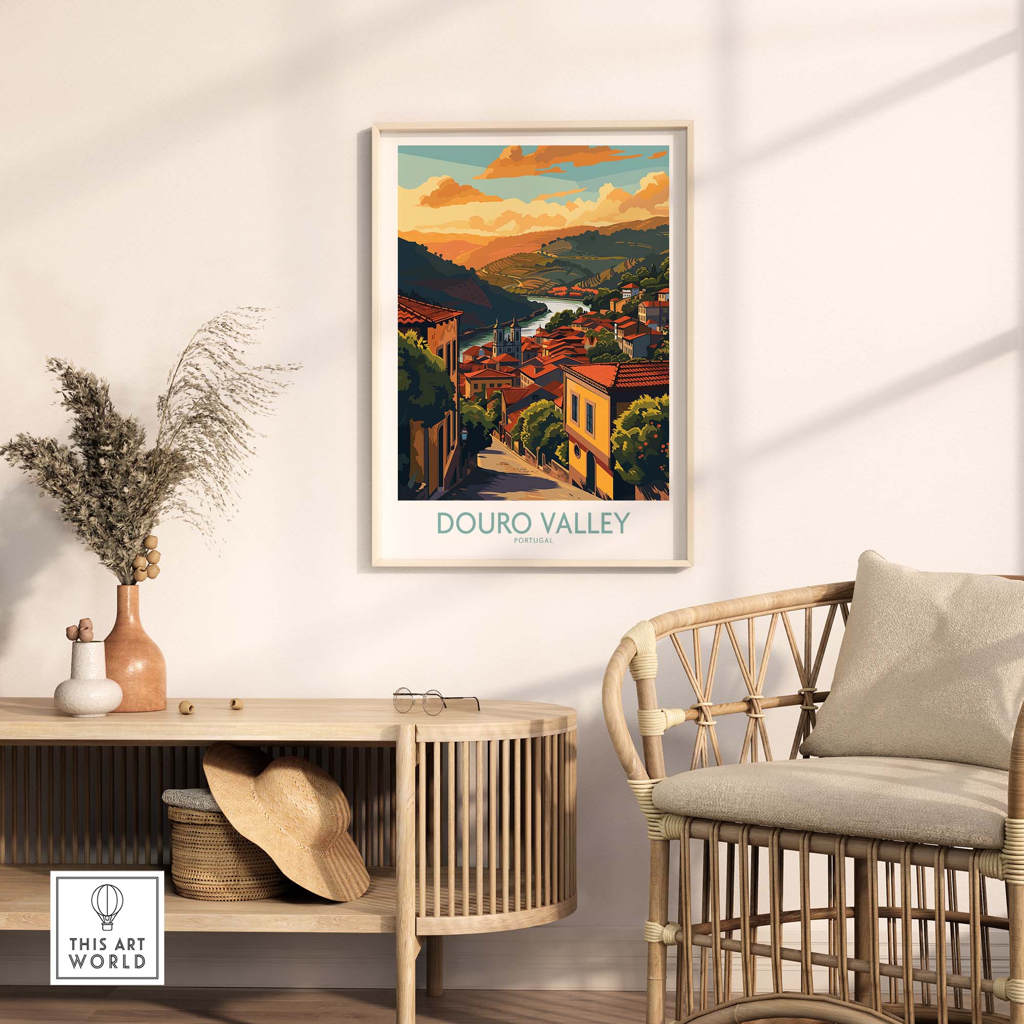 Douro Valley Print part of our best collection or travel posters and prints - This Art World
