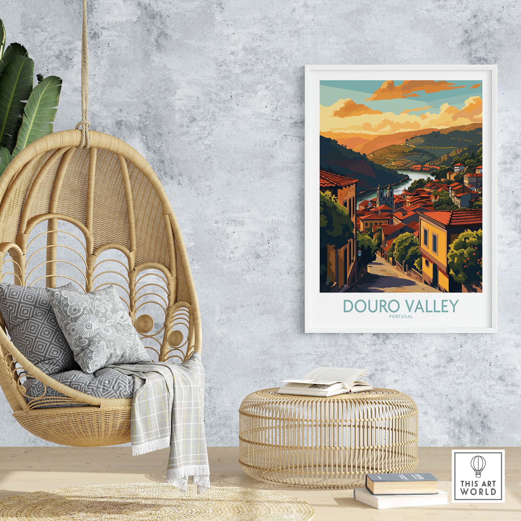 Douro Valley Print part of our best collection or travel posters and prints - This Art World