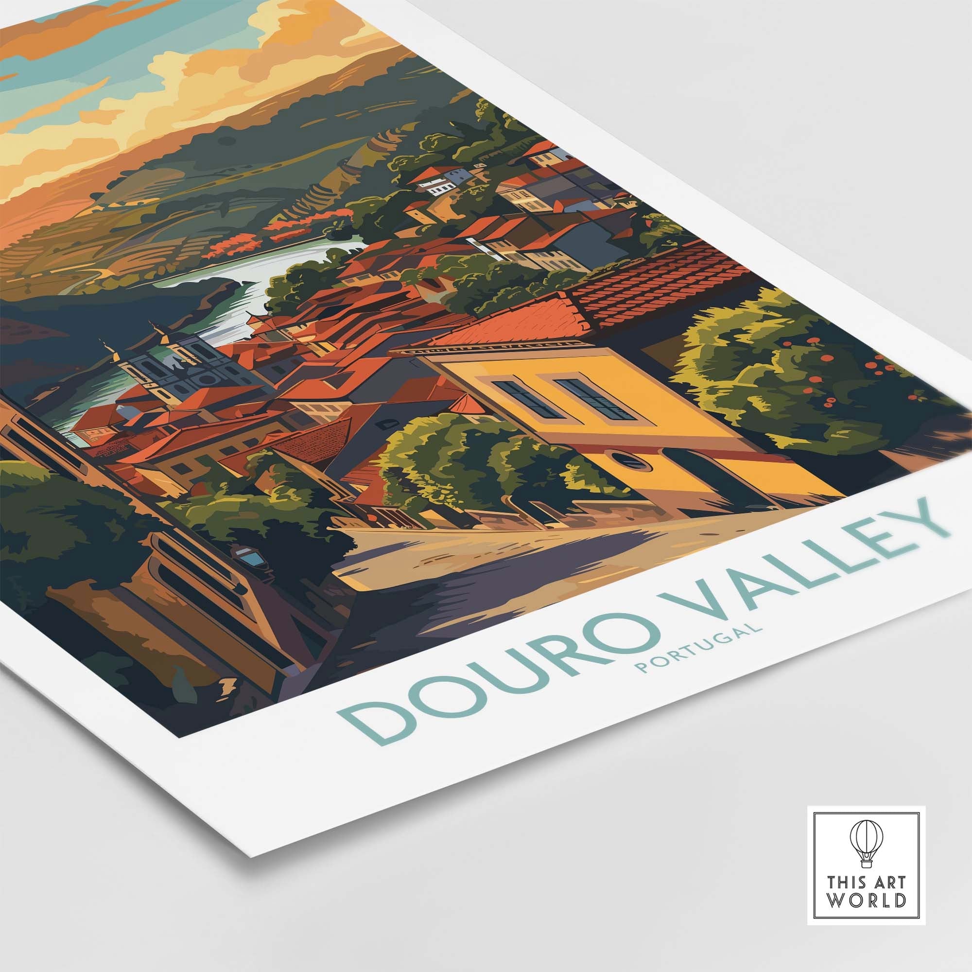 Douro Valley Print part of our best collection or travel posters and prints - This Art World