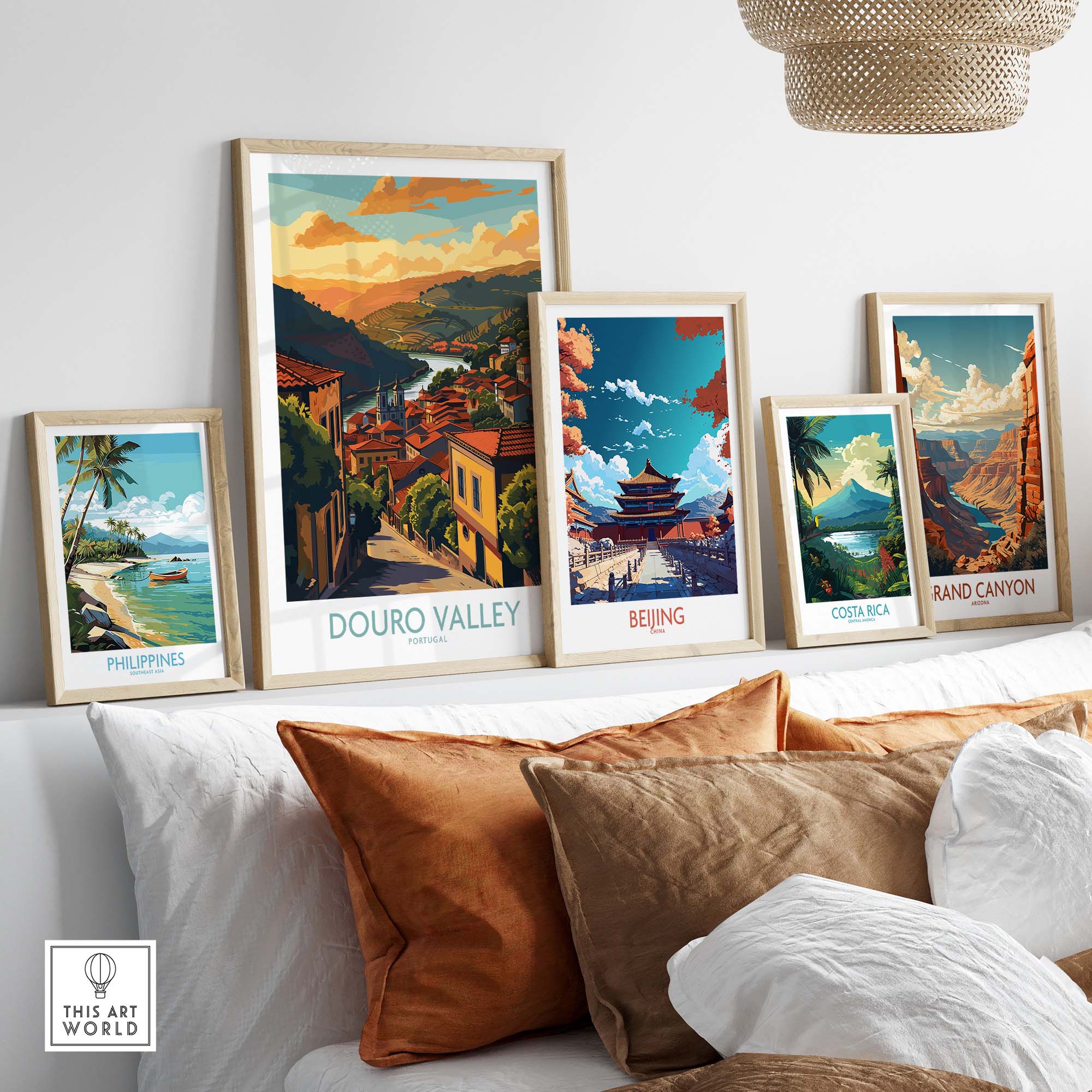 Douro Valley Print part of our best collection or travel posters and prints - This Art World
