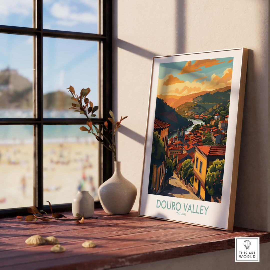 Douro Valley Print part of our best collection or travel posters and prints - This Art World