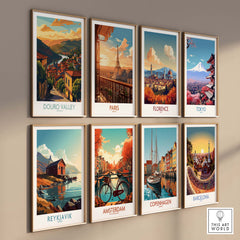 Douro Valley Print part of our best collection or travel posters and prints - This Art World