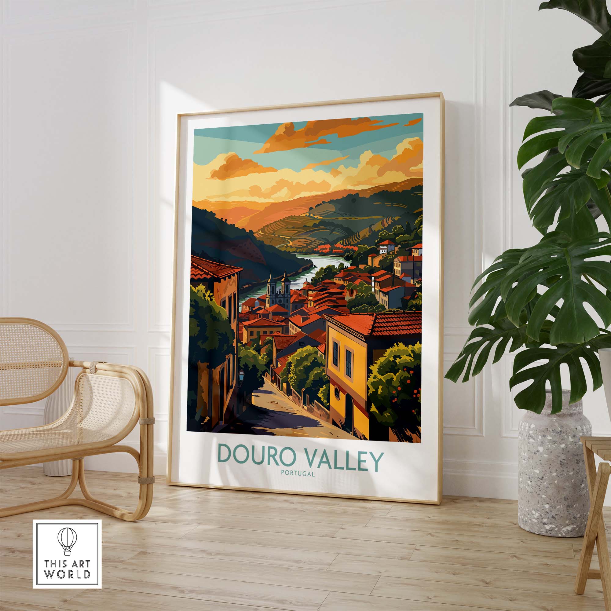 Douro Valley Print part of our best collection or travel posters and prints - This Art World