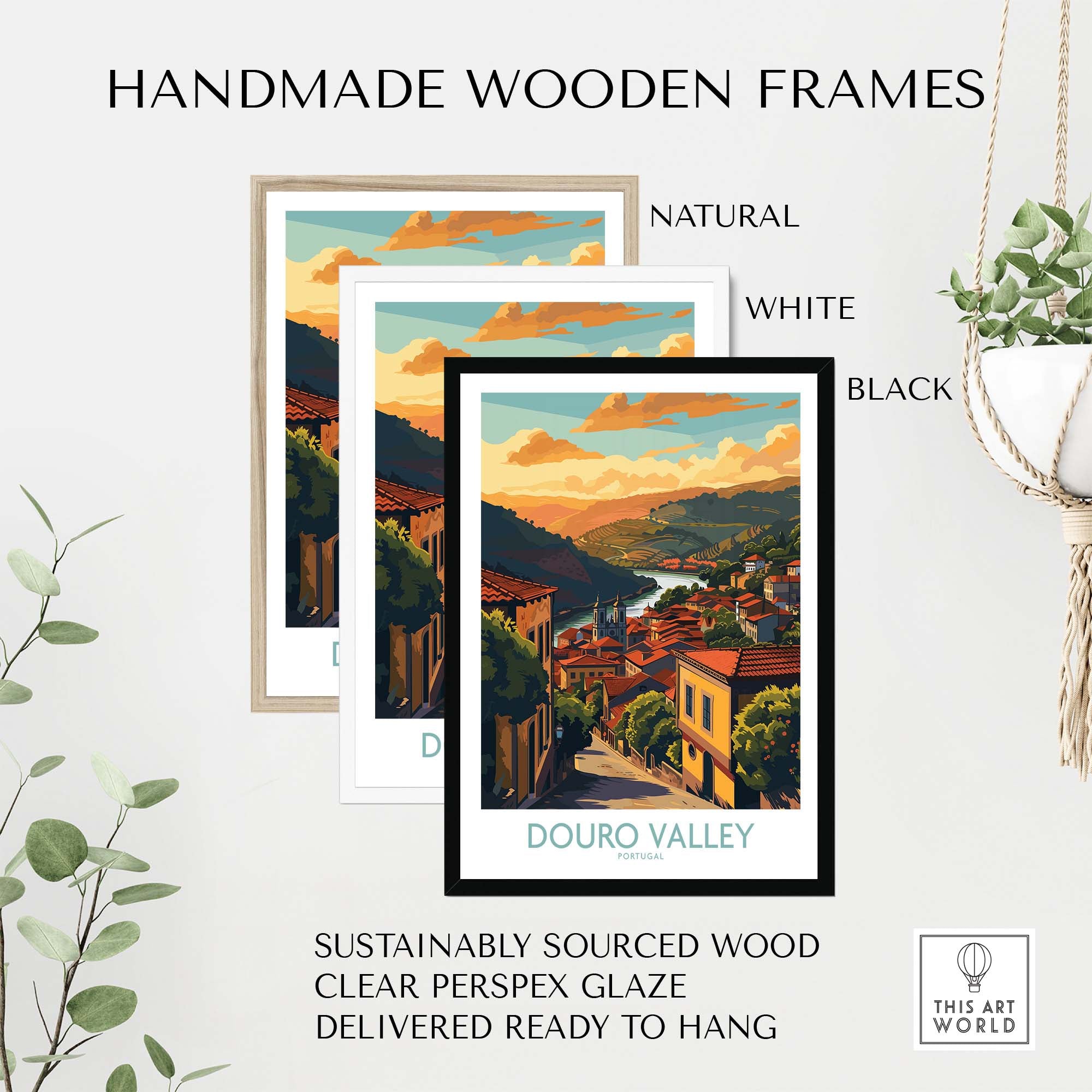 Douro Valley Print part of our best collection or travel posters and prints - This Art World