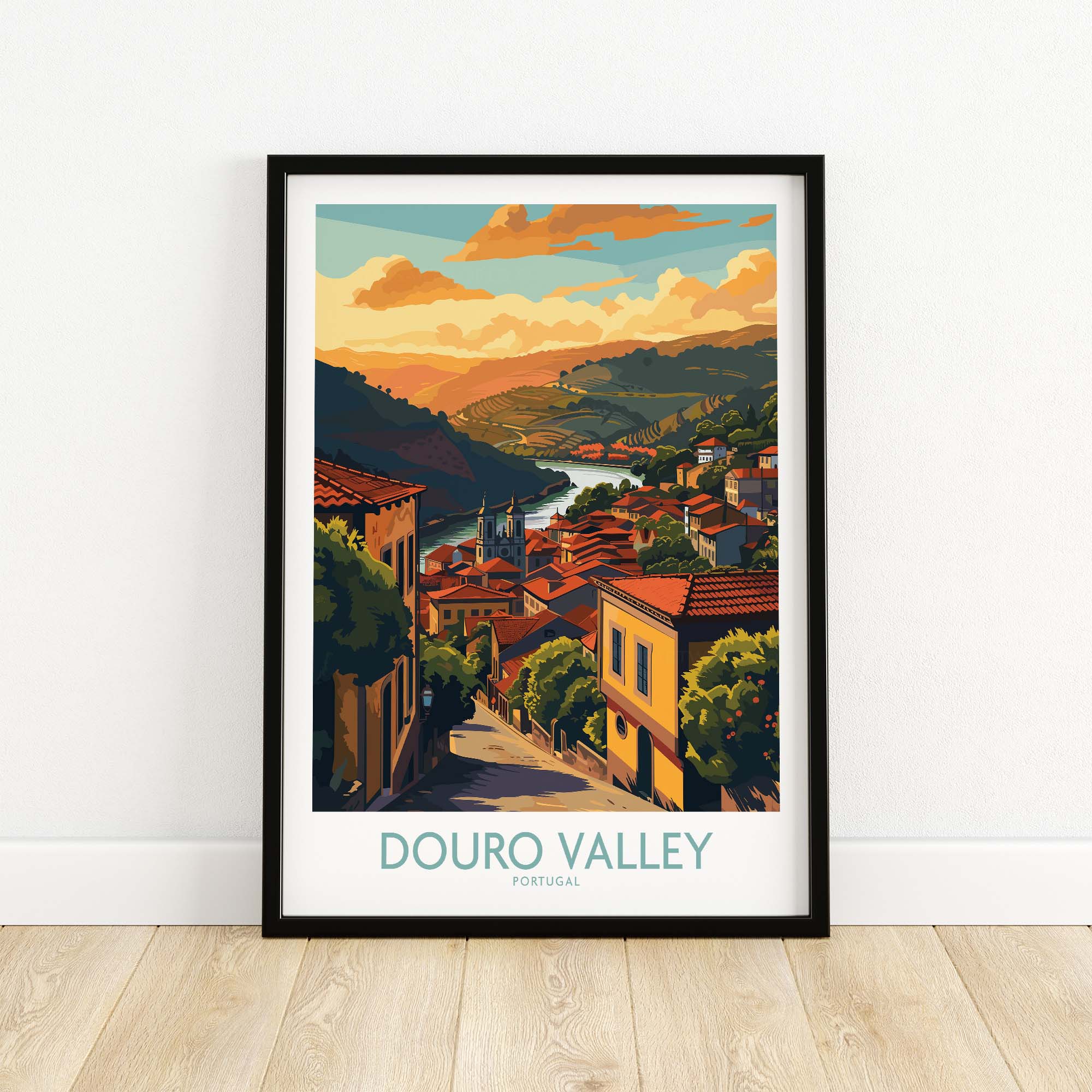Douro Valley Print part of our best collection or travel posters and prints - This Art World
