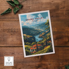 Douro Valley Wall Art part of our best collection or travel posters and prints - This Art World