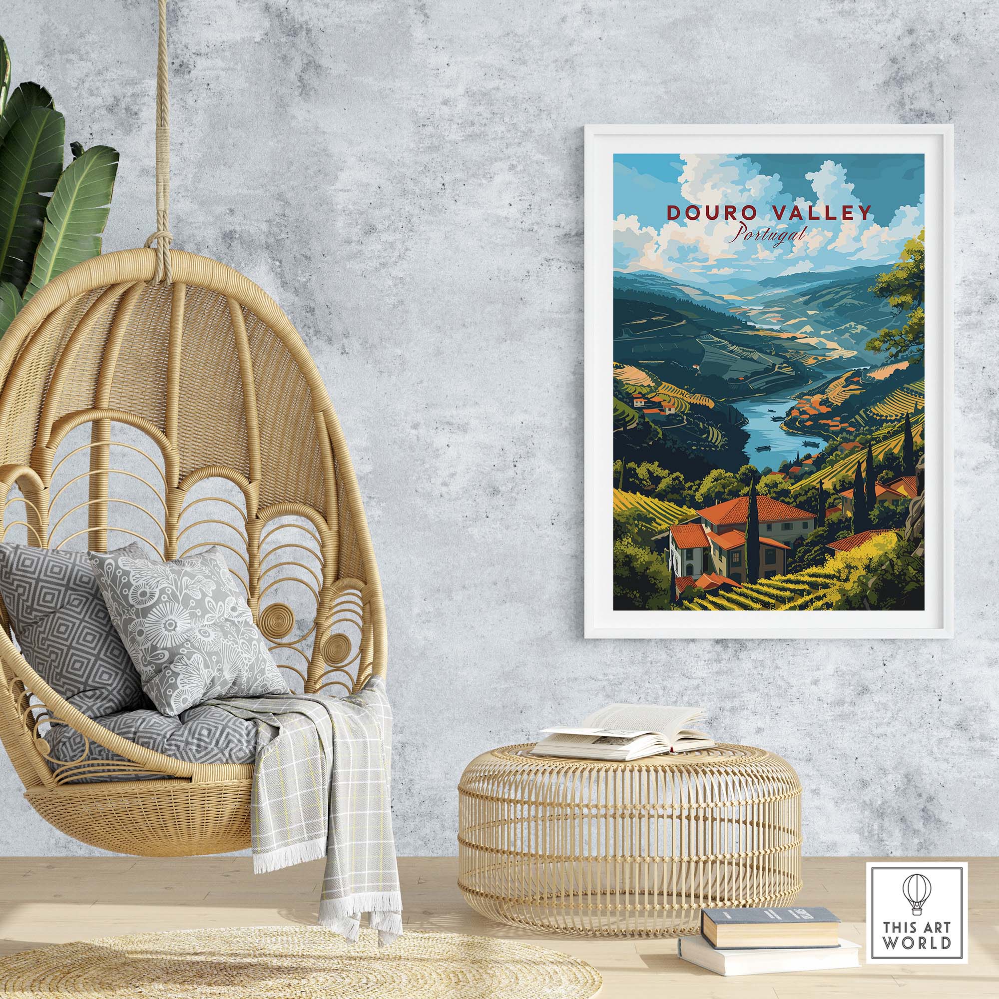 Douro Valley Wall Art part of our best collection or travel posters and prints - This Art World