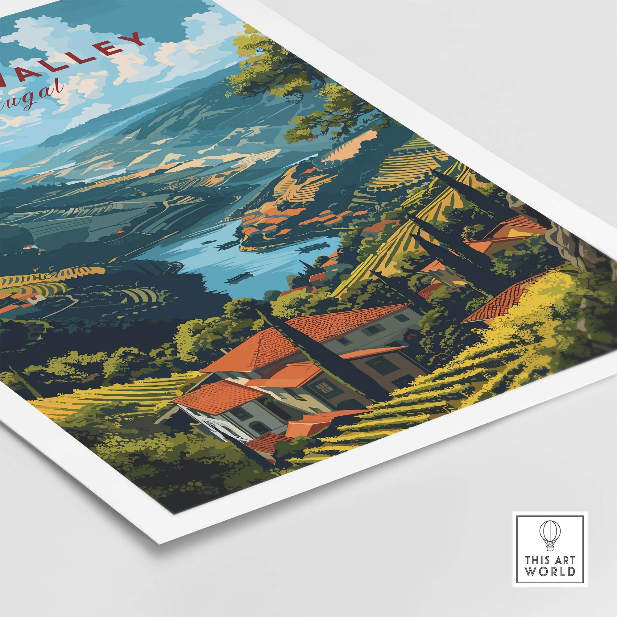Douro Valley Wall Art part of our best collection or travel posters and prints - This Art World