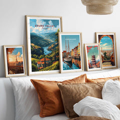Douro Valley Wall Art part of our best collection or travel posters and prints - This Art World