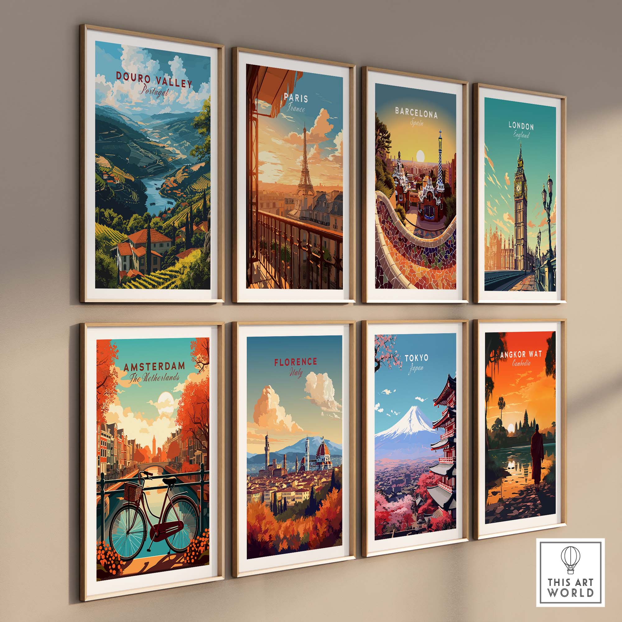 Douro Valley Wall Art part of our best collection or travel posters and prints - This Art World