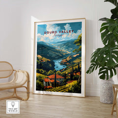 Douro Valley Wall Art part of our best collection or travel posters and prints - This Art World